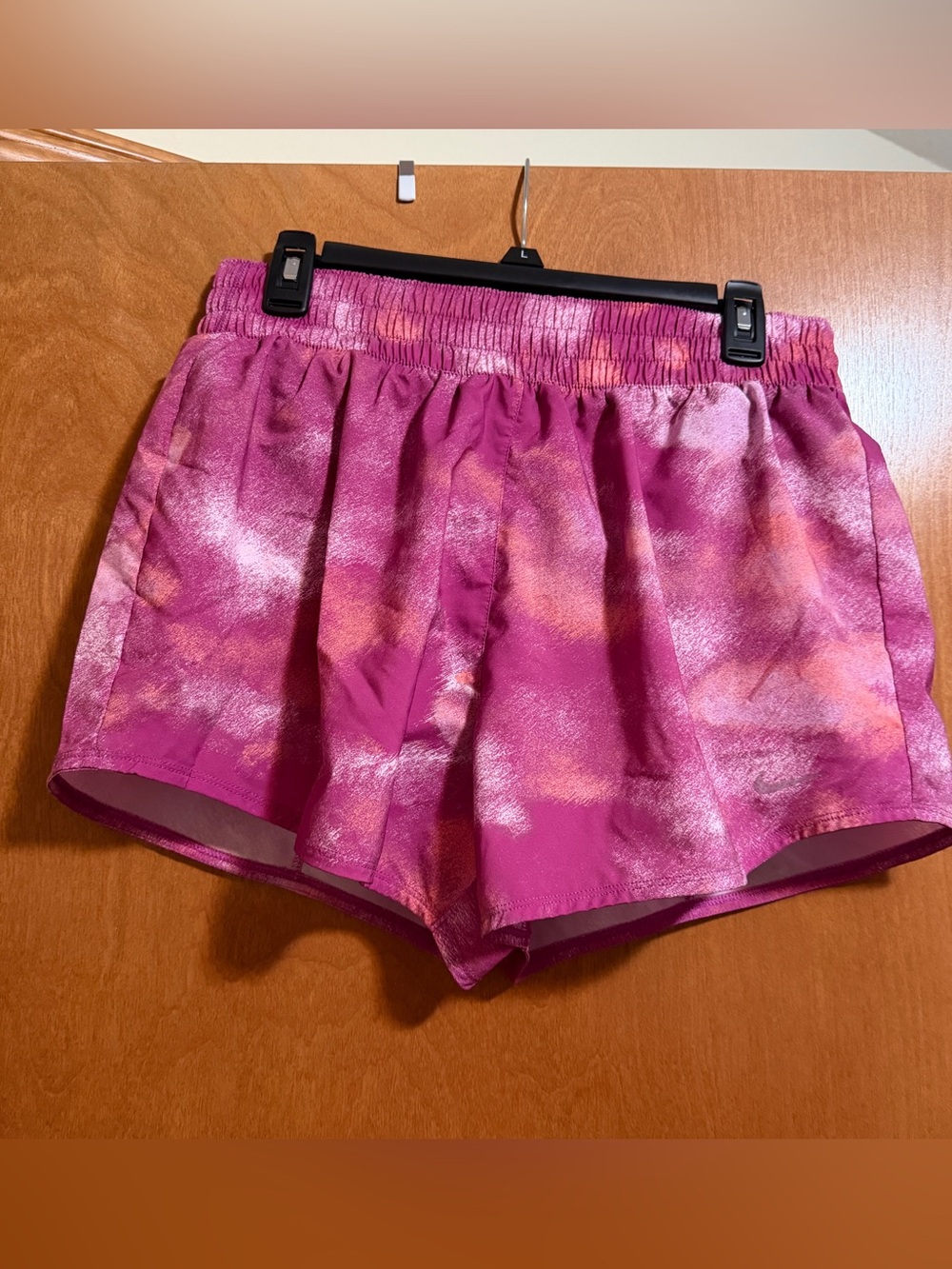 Nike Women’s Pink Tie-Dye Athletic Shorts
